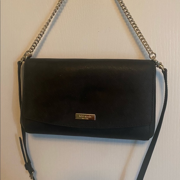 KateSpade laurel way greer crossbody in black. - Picture 3 of 6